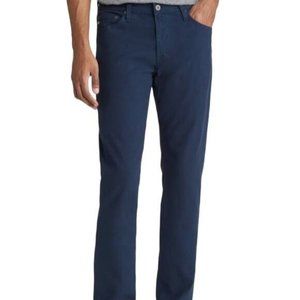 AG Everett Slim Straight Navy Blue Men's Pants 36x32 Cotton Blend Casual